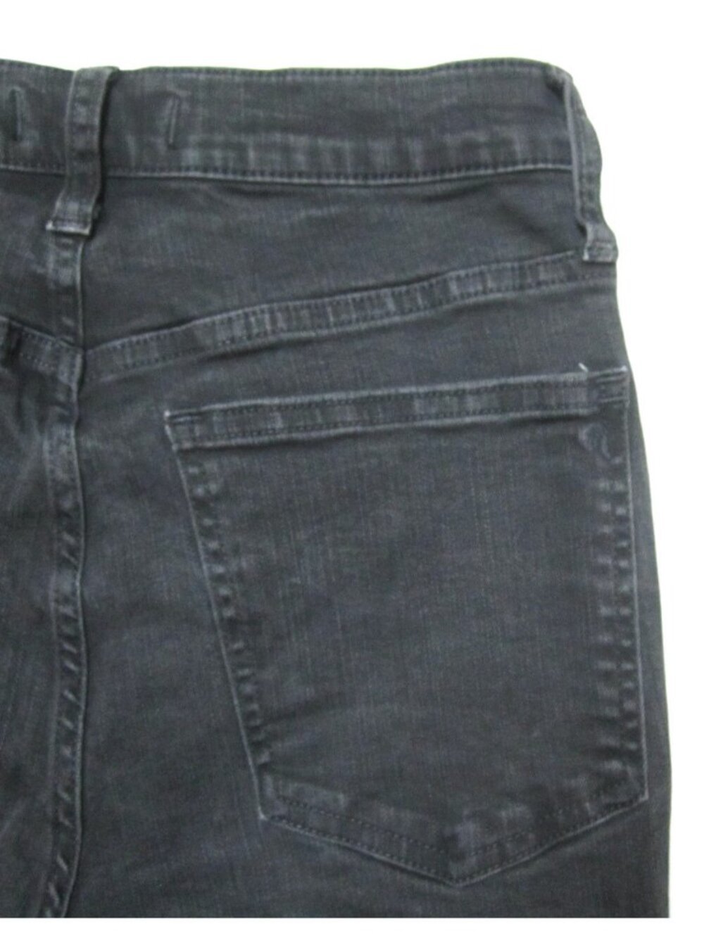 Madewell Women High-Rise Flare Jeans Black Skinny Sz 29 Retro Grunge (WP518)